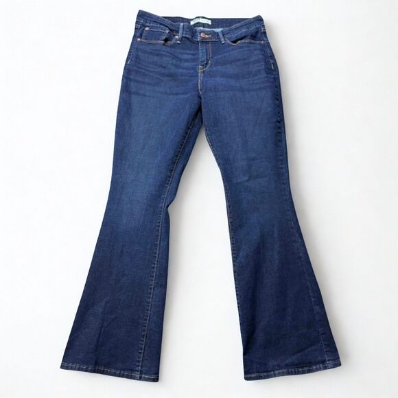 Levi's Denim - Signature Levi Strauss Gold Womens Bootcut Jeans Dark Wash Stretch Size 32x29